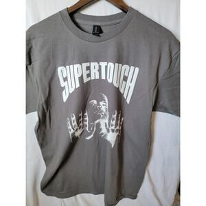 Supertouch   band   t shirt size  large asphalt gray